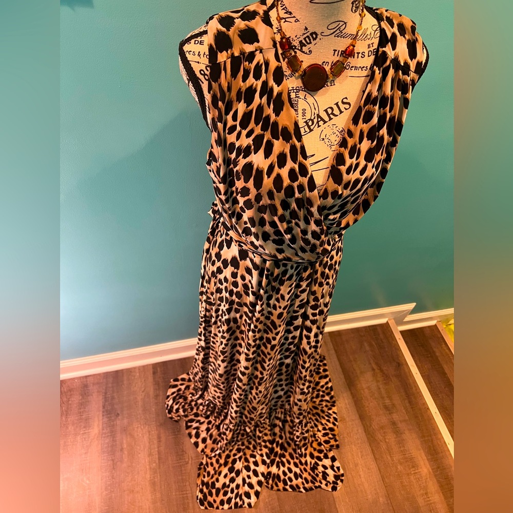 leopard  dress size XL I.N.C brand